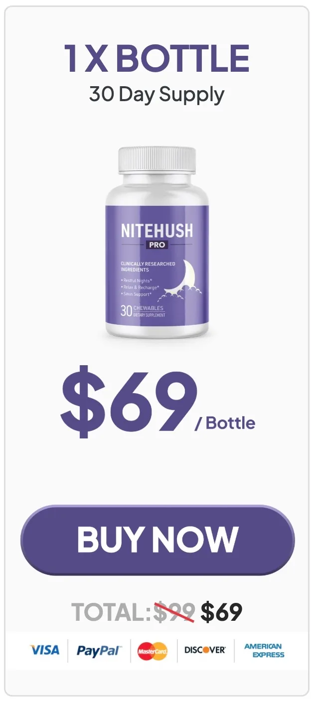 Buy NiteHush Pro™ 1 Bottle