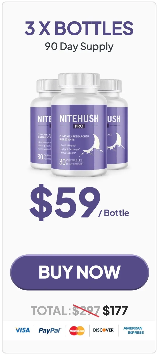 Buy NiteHush Pro™ 3 Bottles